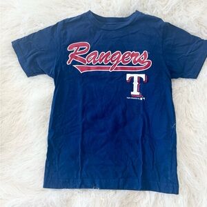 Kids Genuine Merchandise Texas Rangers baseball T-shirt size small 6/7 MLB